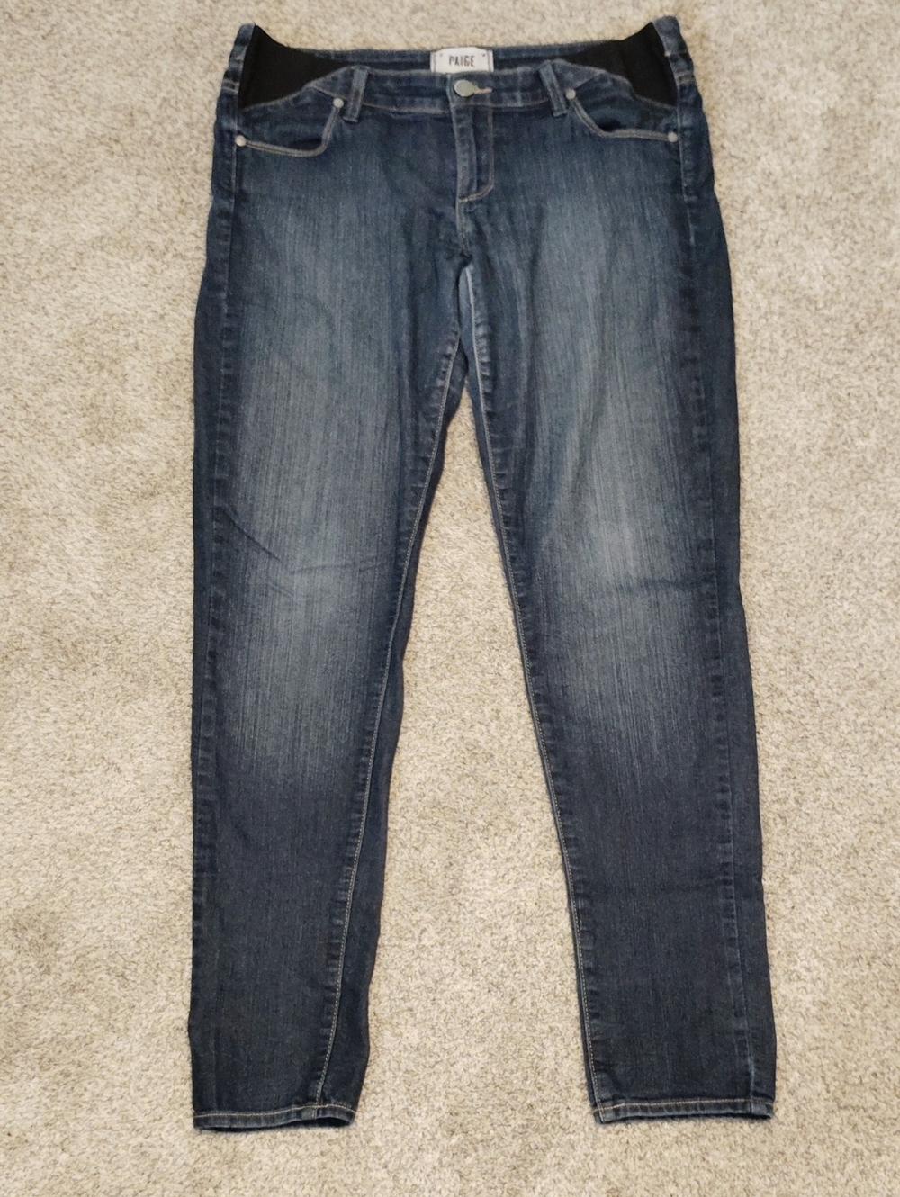 PAIGE Women’s Dark Wash Maternity Jeans